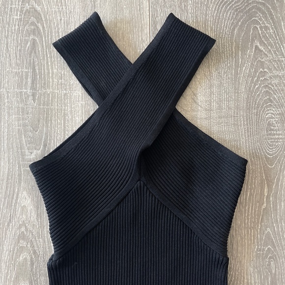 Zara Knit Top With Crossed Straps - Picture 4 of 6